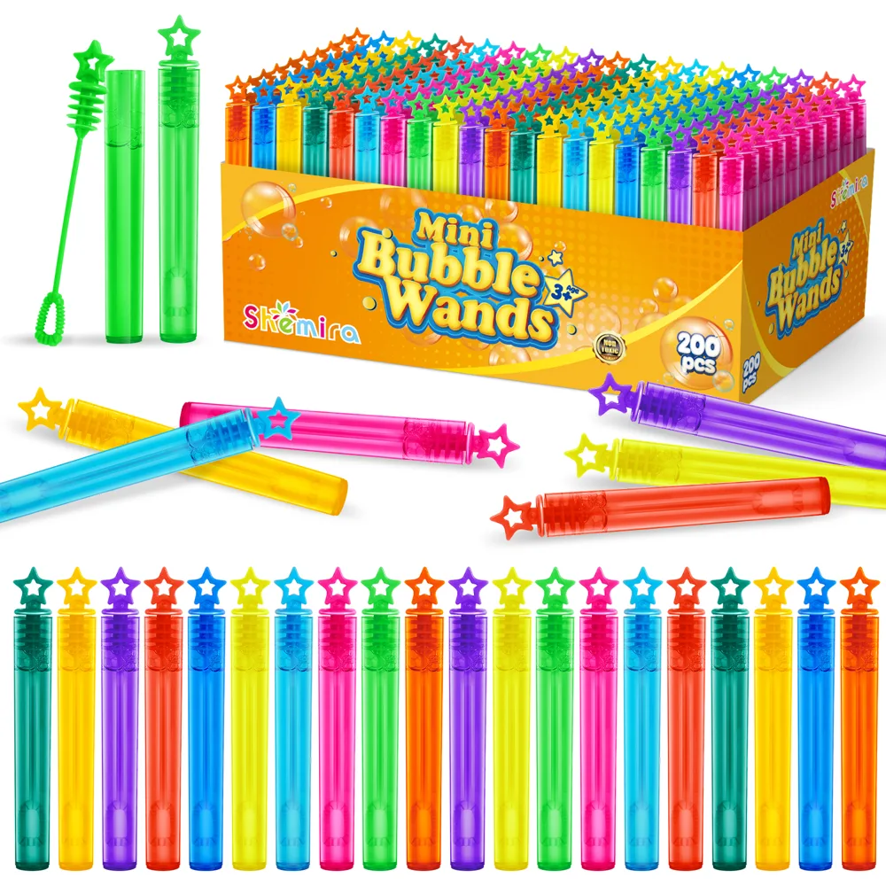 Shemira bubble wands, 200 pack