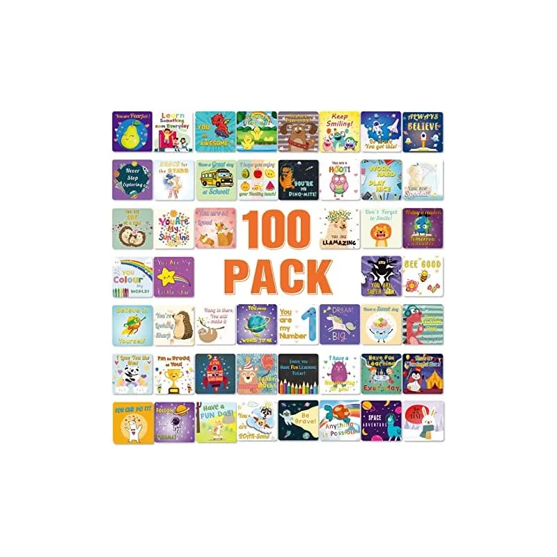 100 Lunch Box Notes for Kids