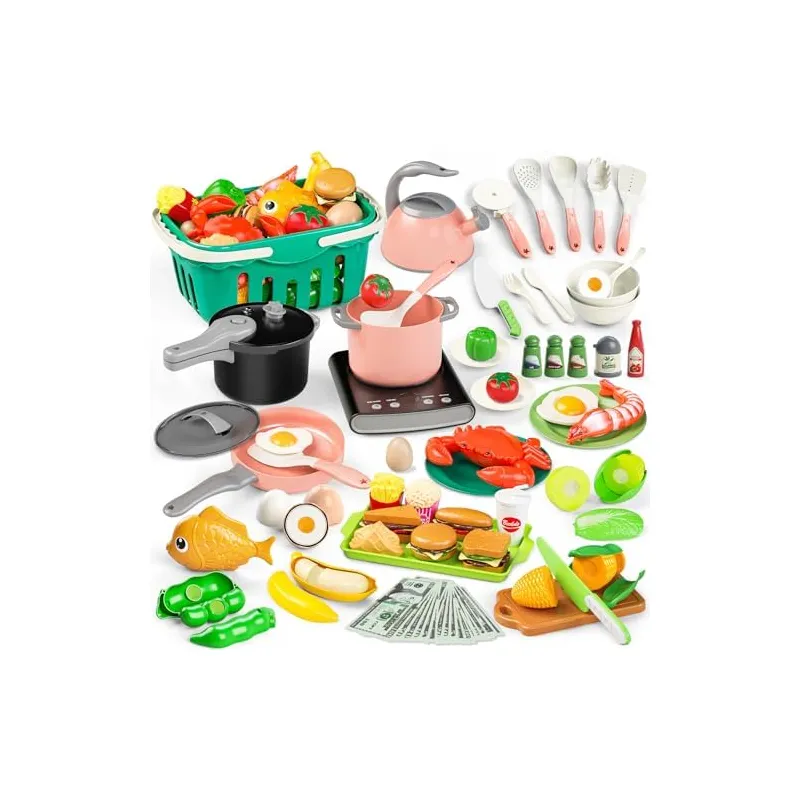 168-Piece Play Food & Kitchen Set