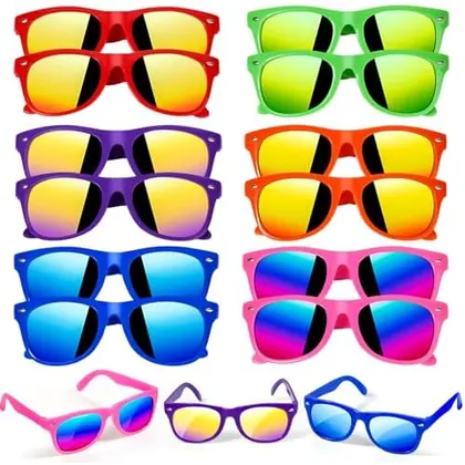 24 Kids Neon Sunglasses