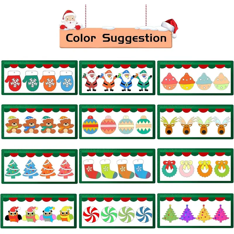 36 Wooden Christmas Ornaments Painting Kit, view 3