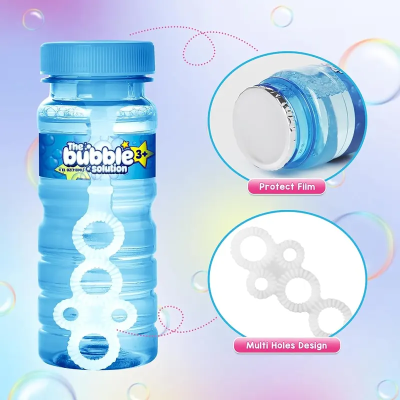 4 oz Bubble Bottles with Wands, 36 bottles, view 3