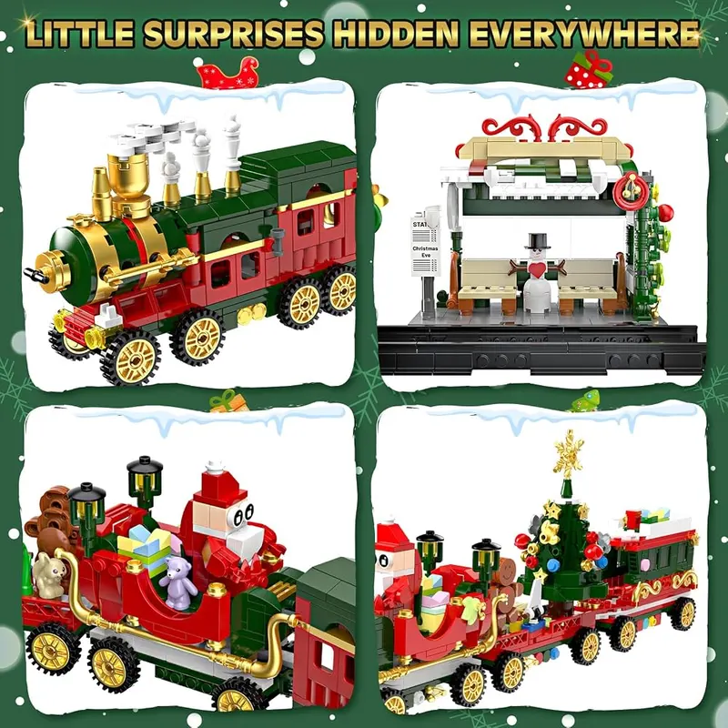 Advent Calendar 2026: Christmas Train Building Set, view 4