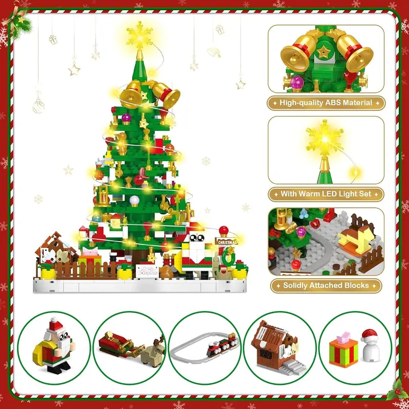 Advent Calendar 2026: Christmas Tree Building Blocks, view 4