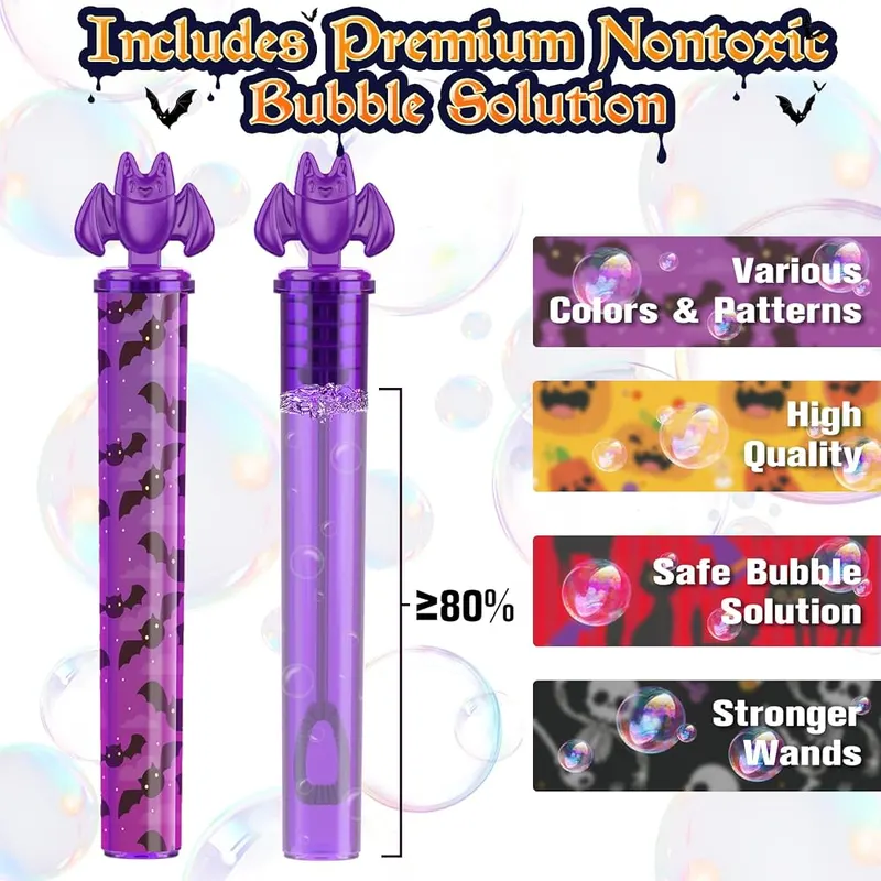 Halloween Character Bubble Wands, 160 wands, view 3