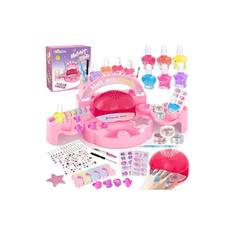 Nail Art Studio Kit with Dryer & Table