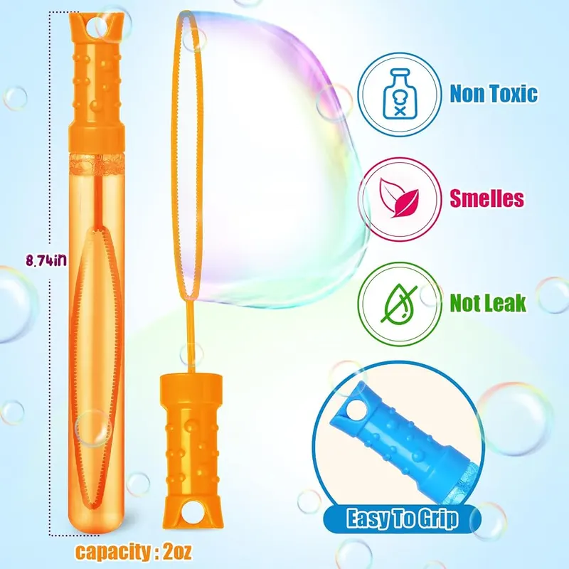 Neon Bubble Wands in 6 Colors, 36 pack, view 3