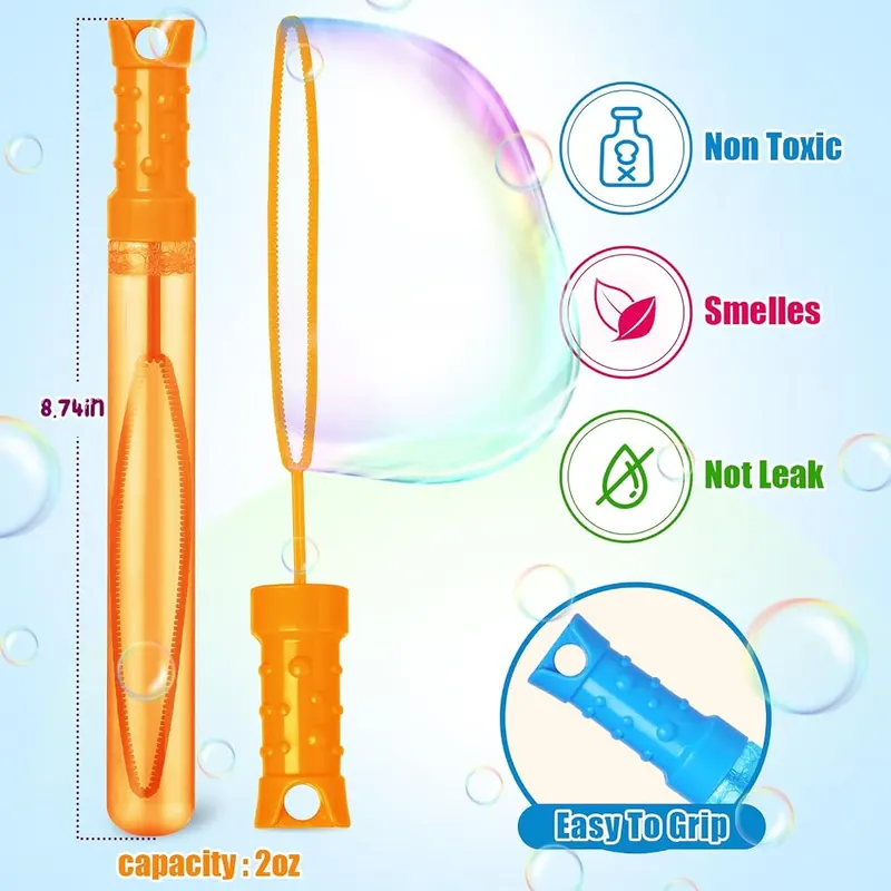 Neon Bubble Wands in 6 Colors, 48 pack, view 4