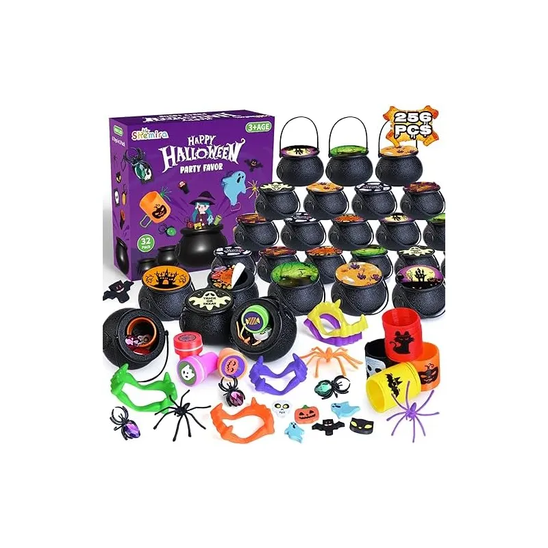 Prefilled Witch Cauldron Party Favors, 32 cauldrons