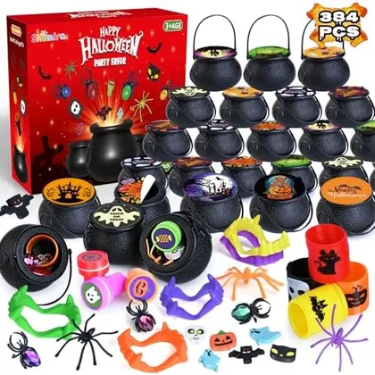 Prefilled Witch Cauldron Party Favors, 48 cauldrons