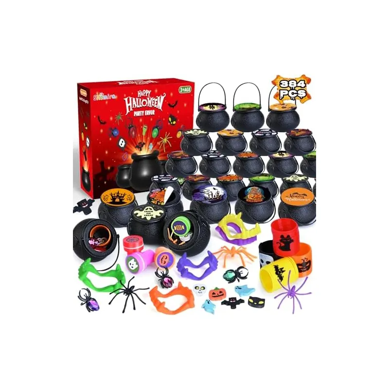 Prefilled Witch Cauldron Party Favors, 48 cauldrons